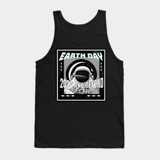 Earth Day 2024 and Beyond Eclipse Earth Sun Moon Astronaut space Tank Top